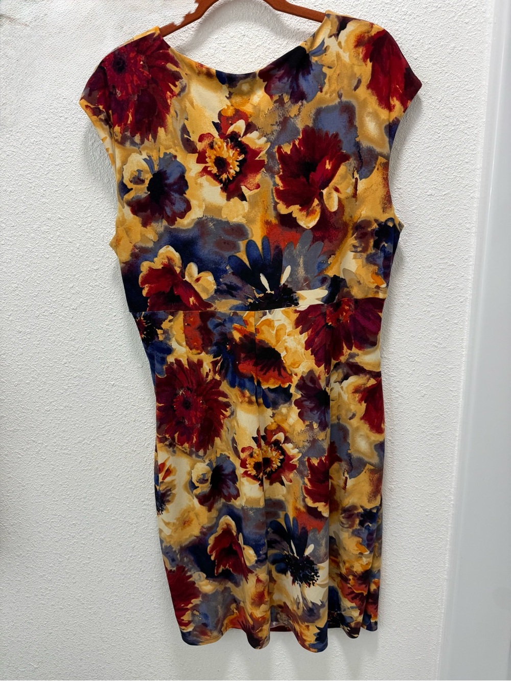 Lauren Ralph Lauren Floral Sheath Mulitcolor Pullover Casual Dress Sz(16) - Picture 3 of 6